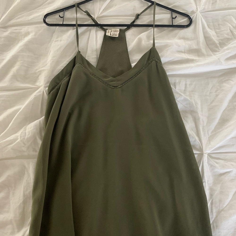 Army Green Dressy Tank